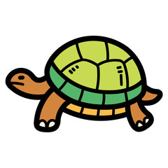 turtle filled outline icon style