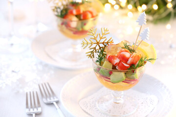 アボカドシュリンプ　カクテルシュリンプ　シュリンプカクテル