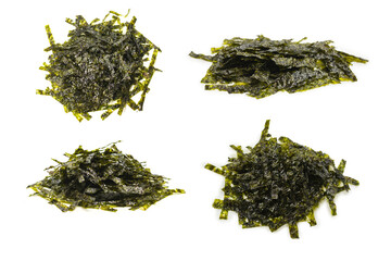 Tasty nori seaweed isolated on white background. - obrazy, fototapety, plakaty
