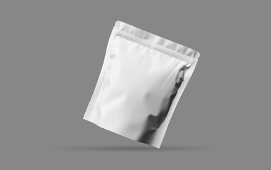 3d render pouch bag mockup tempalte