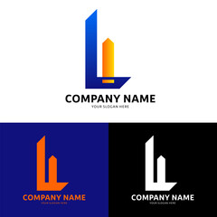 Logo design with building concept