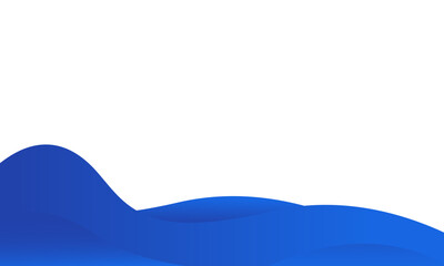 Abstract blue wavy background. Good for bussines banner or presentation