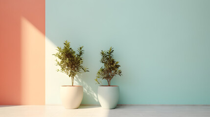 Plants Minimalist Wallpaper
