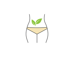 Detox, body, diet icon. Vector illustration.