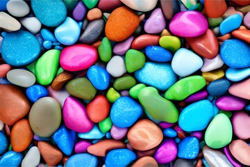 Fototapeta na wymiar Beautiful Shining Stone Wallpaper, Pebbles Background, Shining Pebbles Background, Colorful Stone Background, AI Generative