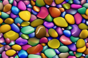 Fototapeta na wymiar Beautiful Shining Stone Wallpaper, Pebbles Background, Shining Pebbles Background, Colorful Stone Background, AI Generative