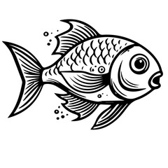fish silhouette illustration 