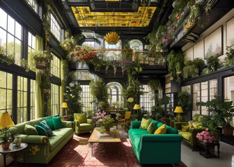 Salon végétal 2 IA