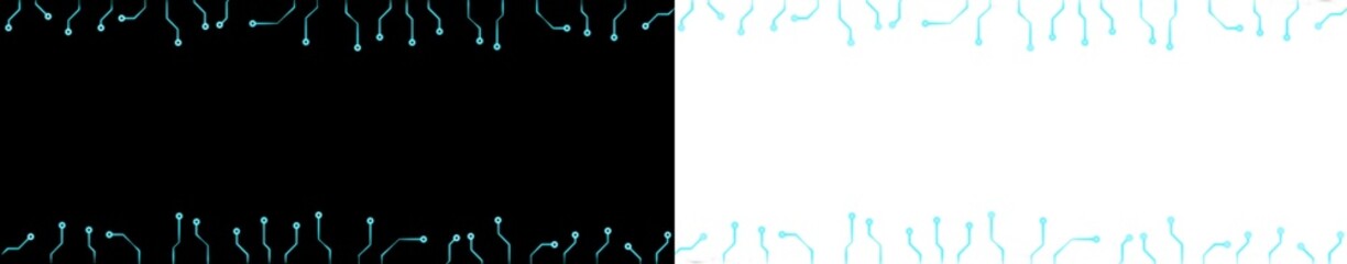 line blue circuit futuristic glow with transparent background