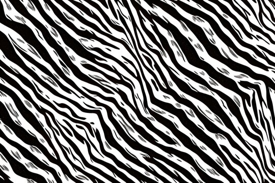 Zebra Skin Background, Zebra Skin Texture, AI Generative © Forhadx5