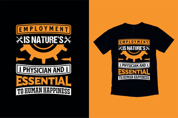 Labor Day t-shirt design & labor Day illustration