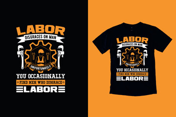 Labor Day t-shirt design & labor Day illustration