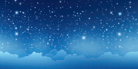 Fototapeta premium Sky over mountains nature background. Star amazing night sky landscape with beautiful mountain with stars view. Illustrations