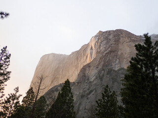 Horsetail Falls in Yosemite Valley