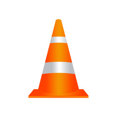 Traffic cone vector image