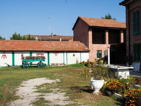 Medieval village in Langhe region
