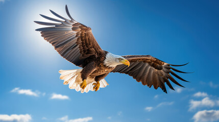 Obraz premium bald eagle in flight