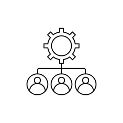 structure icon. outline icon