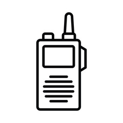 walkie talkie icon vector design template in white background