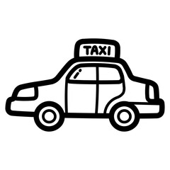 taxi line icon style
