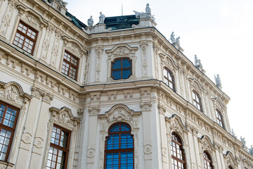 Fototapeta na wymiar Baroque Belvedere Palace in Vienna.