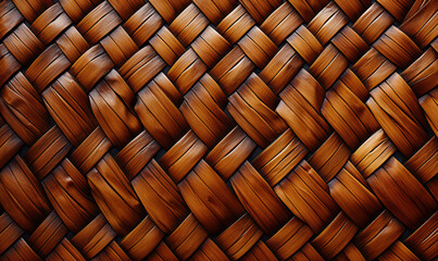 Seamless pattern, texture background, close-up of a variant of rattan weaving.
