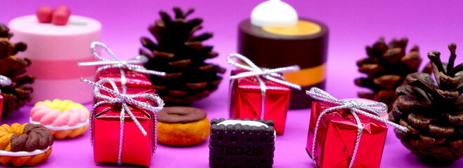 ハロウィンの紫色のイメージ