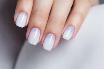 Female nail hand. Generate Ai