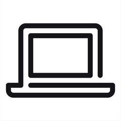 laptop icon. laptop icon design vector.