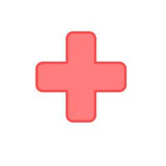 Obraz premium plus sign icon