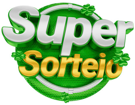 Selo 3d Super Sorteio