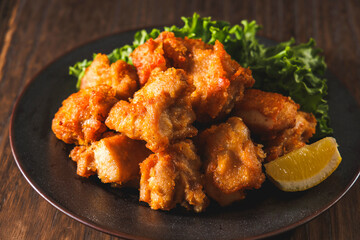 鶏肉の唐揚げ　Japanese fried chicken