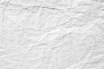 White crumpled parchment paper texture