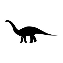 dinosaurs silhouette vector 