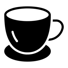 coffee glyph icon