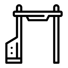 door frame line icon