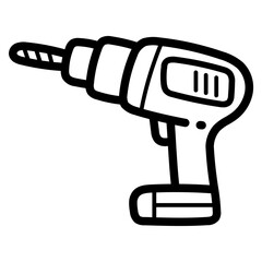 driller line icon style