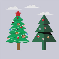 Christmas tree clipart