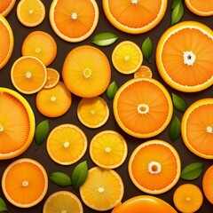 Orange Slices background