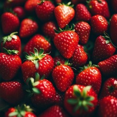 Strawberries backdrop