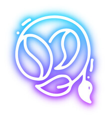 Collection of coffee neon