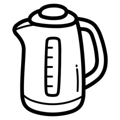kettle line icon style