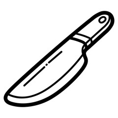 knife line icon style