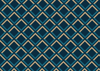 pattern, square, gold, blue, vector
