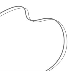 Aesthetic Corner Border Outline Element