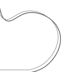 Aesthetic Corner Border Outline Element