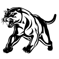 Obraz premium panther vector illustration