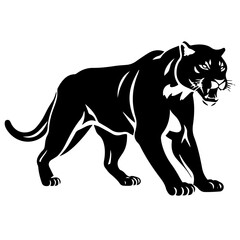 Obraz premium panther vector illustration