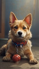 Funny Cute Dog 