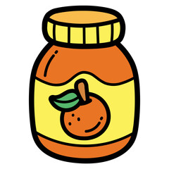 jam filled outline icon style